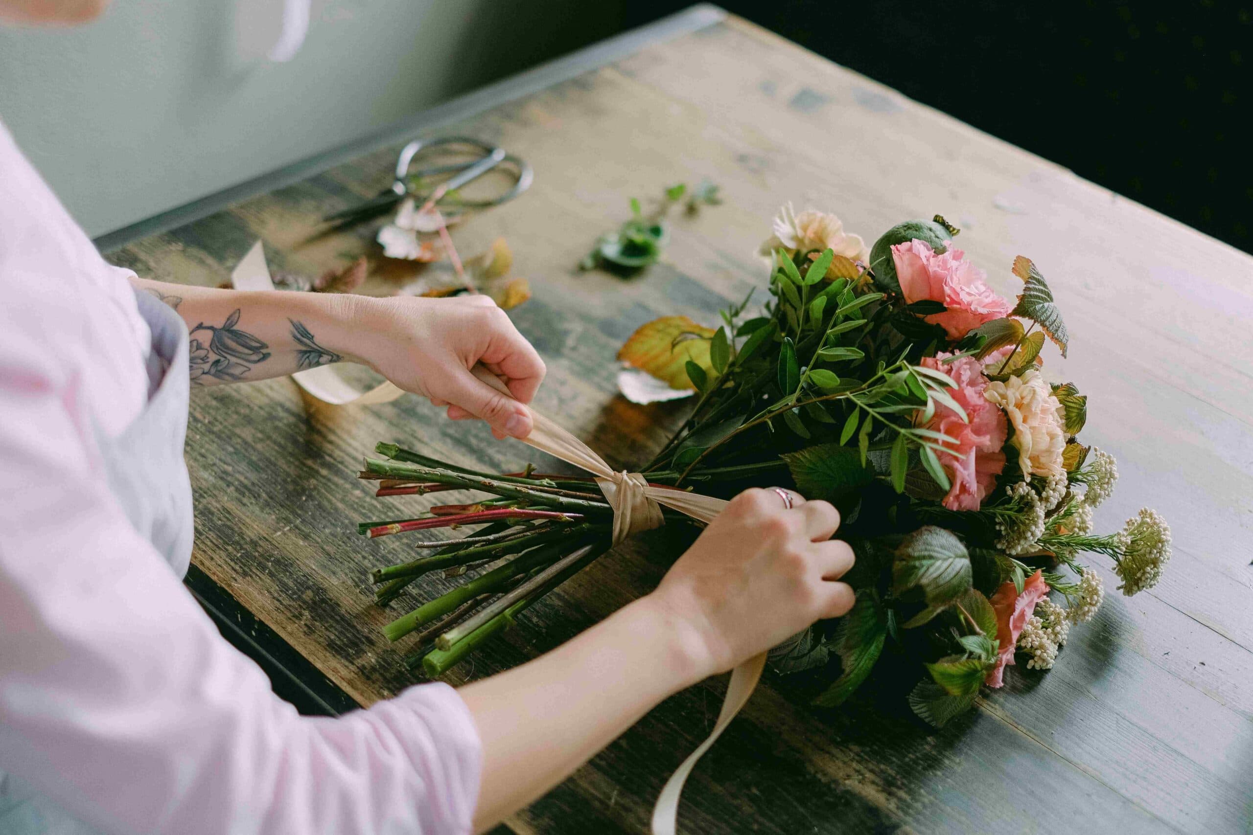 Look after those beautiful florist bodies and stretch!